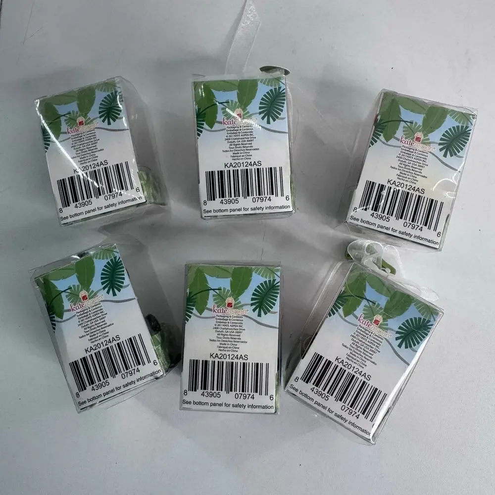 Kate Aspen Born to be Wild Safari Animal Candles Set of 6 Jungle Party Favors